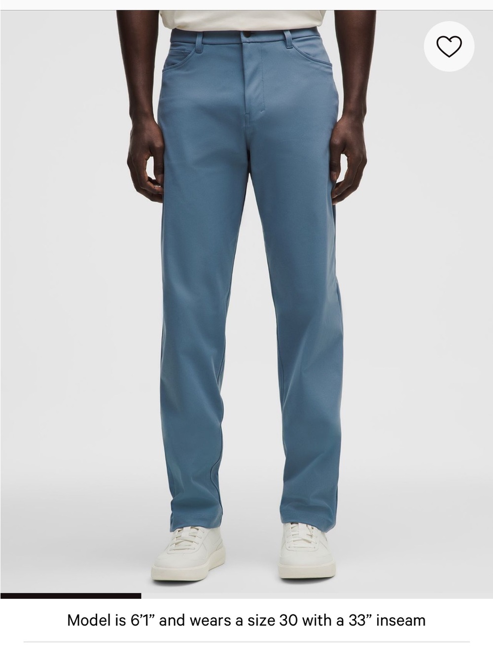 ABC Classic-Fit 5 Pocket Pant in Slate Blue